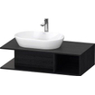 Duravit D-neo Meuble sous vasque 100x55x26cm sans tiroir Chêne (noir) mat SW641252