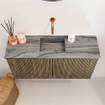 Mondiaz JOYA-DLUX 80cm toiletmeubel - kleur Dusk - Wastafel FAYE positie Midden Zonder kraangat kleur Sombra. SW1426135