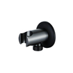 Fortifura Nebbio Badcombinatie-set - thermostaatkraan - inbouwdeel - inbouw uitbreiding - wandaansluitbocht - metalen doucheslang - staaf handdouche - badafvoer opbouw - geborsteld gunmetal PVD SW1238039