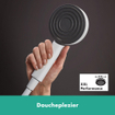 Douchette Hansgrohe Pulsify - 10.5cm - 1 jet - mat blanc SW651038