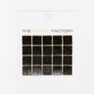 SAMPLE The Mosaic Factory Amsterdam carreau mosaïque 2x2x0.4cm pour mur et sol pour intérieur et extérieur carré Verre Brun Foncé SW861855