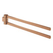 GROHE selection Porte-serviette 2 bras 40cm rotatif Brushed warm sunset SW444385