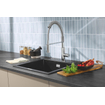 GROHE Get Robinet de cuisine avec mousseur extractible professionnel Chrome SW206999