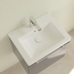 Villeroy & Boch Subway 2.0 lavabo-meuble - 55x47cm - 1 trou de robinet avec trop-plein ceramic+ blanc 1024116