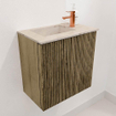 Mondiaz JOYA-DLUX Meuble de toilette 40cm - couleur Dusk - Vasque FAYE position Gauche 1 trou de robinet couleur Frappe. SW1423053
