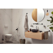 Haceka Aspen Handdoekhaak - dubbel - rond - mat zwart SW654148