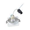 QAZQA Alberto Inbouwspot set - 1 spot - 9x11.2cm - inclusief dimbare led lamp - IP44 - Vierkant - Wit SW1477248