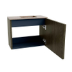 Mondiaz JOYA-DLUX Meuble de toilette 50cm - couleur Shadow - Lavabo FAYE position Droite 1 trou de robinet couleur Saba SW1425097