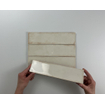 SAMPLE Terravito Dalmira carreau mural - 7.5x30cm - 8.6mm - Rectangle - Beige brillant SW736421