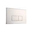 FugaFlow Metal Plaque de commande - pour réservoir Geberit UP320 - 24.4x16.2cm - dualflush - boutons rectangulaires - métal - Blanc mat SW999929