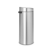 Brabantia Touch Bin Afvalemmer - 30 liter - kunststof binnenemmer - matt steel fingerprint proof SW1117321