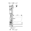 Geberit Duofix Inbouwreservoir met frame SW1237249