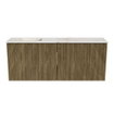 Mondiaz JOYA-DLUX 100cm meuble de salle de bains - couleur Dusk - Vasque FAYE position Gauche 1 trou de robinet couleur Frappe. SW1423134