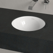 Villeroy & Boch Loop en Friends onderbouwwastafel O33cm met overloop ceramic+ wit 0109082
