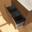 Villeroy & Boch Finion wastafelonderbouwkast met 2 ladenen 79.6x59.1x49.8cm v. meubelwast. 4164 80/81/84 walnoot SW106676