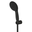 GROHE Vitalio Start QuickFix Ensemble de douchette à main - Ø11cm - 2 jets - 7,4 l/min - avec support - avec flexible - 175cm - noir mat SW1126724