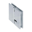 Saniclass Create Porte pivotante 120x200cm en 2 parties sans profilé avec verre de sécurité anticalcaire 8mm Chrome brillant SW223821