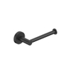 Fortifura Calvi Ensemble WC 3 pièces - porte-rouleau sans couvercle - brosse WC - patère double ronde - noir mat SW1248401