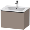 Duravit D-neo Meuble sous vasque 61x46.2x44cm 1 tiroir Basalte mat SW641414