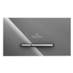 Villeroy & Boch Viconnect Bouton de commande wc M300 DF 25.3x14.5cm verre Gris/Inox SW106649