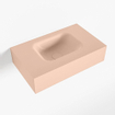 Mondiaz LEX Fontein - 50x30x12cm - wasbak midden - zonder kraangaten - solid surface - Rosee SW1026060