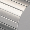 BRAUER Stripe Robinet d'arrêt d'angle - complet avec tuyau - Couleur inox brossé PVD SW1435089