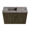 Mondiaz JOYA-DLUX 60cm meuble de toilette - couleur Shadow - Vasque FAYE position Gauche Sans trou de robinet couleur Sombra. SW1425184