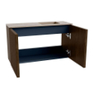 Mondiaz JOYA-DLUX 70cm toiletmeubel - kleur Walnut - Wastafel FAYE positie Rechts 1 kraangat kleur Arena. SW1424318