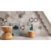 SAMPLE Ceralto Rovino Concrete Vloer- en wandtegel 7x28cm 9mm R9 porcellanato Vanilla SW914261