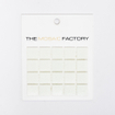 SAMPLE The Mosaic Factory Amsterdam carrelage mosaïque 2x2x0.4cm mural et sol pour l'intérieur et l'extérieur carré verre Ultra blanc SW861836