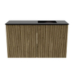 Mondiaz JOYA 70cm meuble de toilette - couleur Dusk - Vasque FAYE position Droite 1 trou de robinet couleur Urban. SW1421659