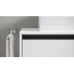 Duravit Ketho 2 meuble sous-lavabo avec plateau console avec 2 tiroirs pour vasque à droite 140x55x45.9cm avec poignées anthracite blanc mat SW772286