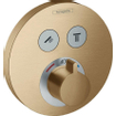 Hansgrohe Showerselect s Ensemble de douche encastré thermostatique 2 fonctions bronze brossé SW809516