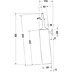Duravit Starck T Borstelgarnituur - wandmodel - 43.5x8cm - zwart mat SHOWROOMMODEL SHOW26047
