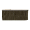 Mondiaz JOYA-DLUX 101.6cm toiletmeubel - ronding rechts kleur Shadow - Wastafel FAYE positie Links 1 kraangat kleur Meli. SW1424913