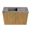 Mondiaz JOYA-DLUX Meuble de salle de bains 60cm - couleur Oak - Vasque FAYE position Gauche 1 trou de robinet couleur Sombra. SW1424227