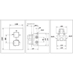 Best Design One pack inbouw regendoucheset & Inb.box Piazza vierkant M 300x300 SW280168