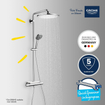 GROHE Vitalio joy colonne de douche avec douche de tête 31cm chrome SW568372
