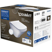 Duravit DuraStyle pack WC suspendu à évacuation profonde sans bride 37x54cm avec abattant softclose WonderGliss blanc SW358499