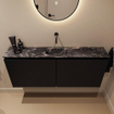 MONDIAZ TURE-DLUX Meuble toilette - 120cm - Urban - EDEN - vasque Lava - position centrale - sans trou de robinet SW1103658