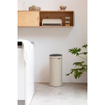 Brabantia Touch Bin Afvalemmer - 30 liter - kunststof binnenemmer - soft beige SW1117310