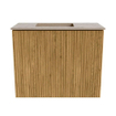 Mondiaz JOYA-DLUX Meuble de toilette 50cm - couleur Oak - Vasque FAYE position Gauche 1 trou de robinet couleur Arena SW1423843