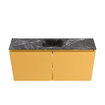 MONDIAZ TURE-DLUX Meuble toilette - 100cm - Ocher - EDEN - vasque Lava - position centrale - sans trou de robinet SW1103922