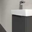Villeroy & boch Architectura Meuble sous-lavabo pour lave-mains - 24.3x31cm - 1 porte battante - gauche - gris SW1162440