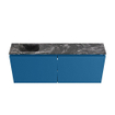 MONDIAZ TURE-DLUX meuble de toilettes 120 cm Jeans. EDEN lavabo Lava position gauche. Avec 1 trou de robinet. SW1103866