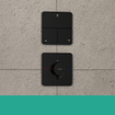Hansgrohe Showerselect Comfort Q Thermostat encastré mat noir SW917889