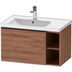 Duravit D-neo Meuble sous vasque 78.4x45.2x44cm 1 tiroir Noyer mat SW640879