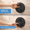 Grohe Precision showerset compleet met handdouche ø11cm 2 straalsoorten en hoofddouche ø25cm mat zwart SW1126466