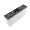 MONDIAZ TURE-DLUX Meuble toilette - 100cm - Cale - EDEN - vasque Lava - position centrale - 1 trou de robinet SW1103717