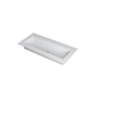 INK Kraft lavabo - 100x45x1cm - 1 lavabo - 0 trous de robinet - blanc mat SW439480